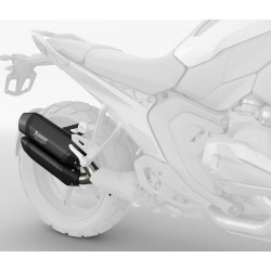 BMW Motorrad Διπλό Τελικό Εξάτμισης Τιτάνιο Μαύρο για R 1300 GS ΕΞΑΤΜΙΣΕΙΣ